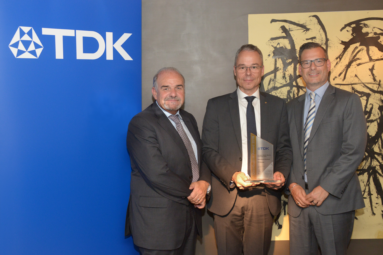 TTI achieves top marks in TDK's European Distribution Awards | TTI Europe