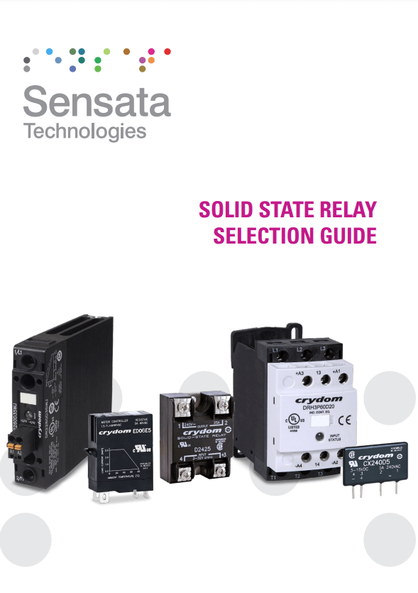 Crydom Solid State Relays Selection Guide PDF Cover