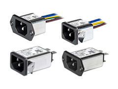 5121 and 5124 Power Entry Modules with Inlet Filter