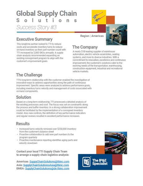 TTI Global Supply Chain Solutions Success Story #3 PDF Cover