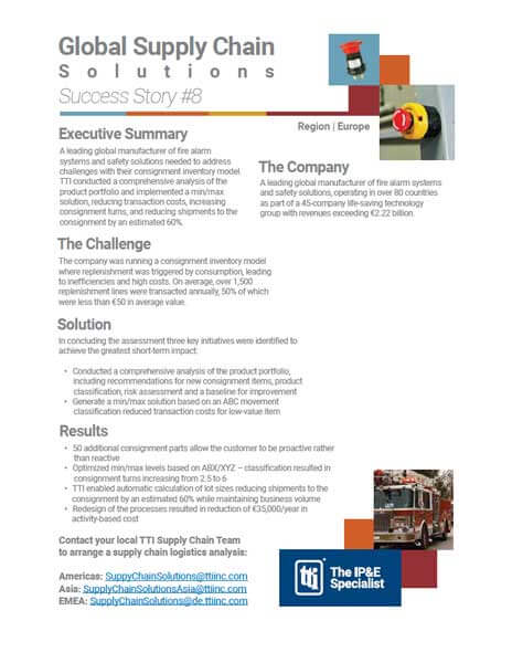 TTI Global Supply Chain Solutions Success Story #8 PDF Cover