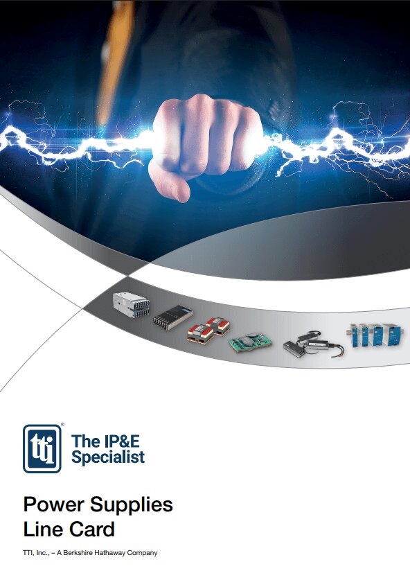 TTI Power Supplies Line Card PDF Cover