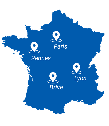 map of france