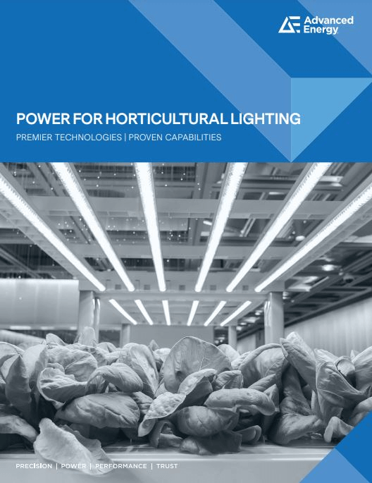 Advanced Energy Power for Horticultural Lighting PDF Cover