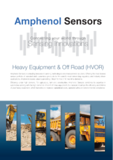 Amphenol Sensors Heavy Equipment & Off Road Applications