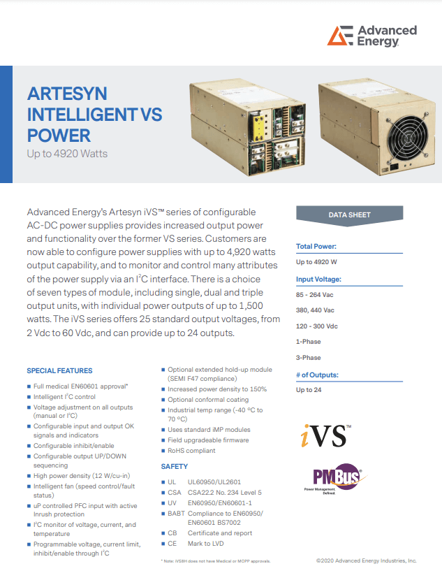 Artesyn AC-DC PDF Thumbnail