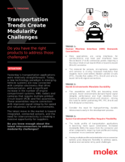  Transportation Trends Create Modularity Challenges