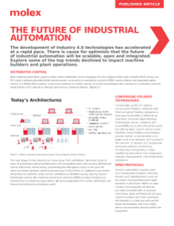 Molex - The Future of Industrial Automation