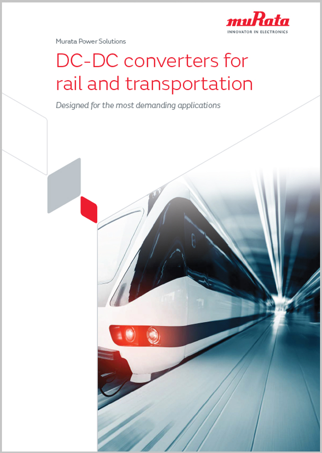 Murata DC-DC Converters for Rail and Transportation