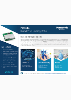 Panasonic PAN1740A Bluetooth® 5.0 Low Energy Module