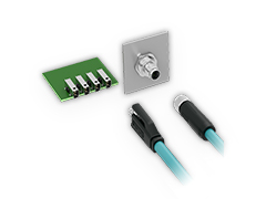 IP20 and M8 connectors for Single Pair Ethernet