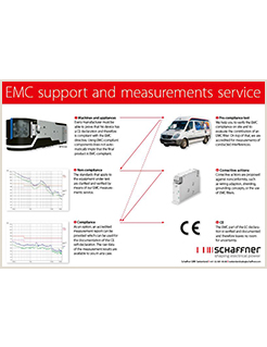 Schaffner EMC Support and Measurements Services Brochure | TTI Europe