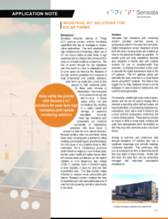 Sensata Industrial IoT Solutions for Solar Farms Application Note