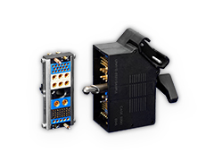 High reliability modular connectors compliant to EN45545 railway standards