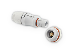 JMX Series - Medical Plastic Push-Pull connector