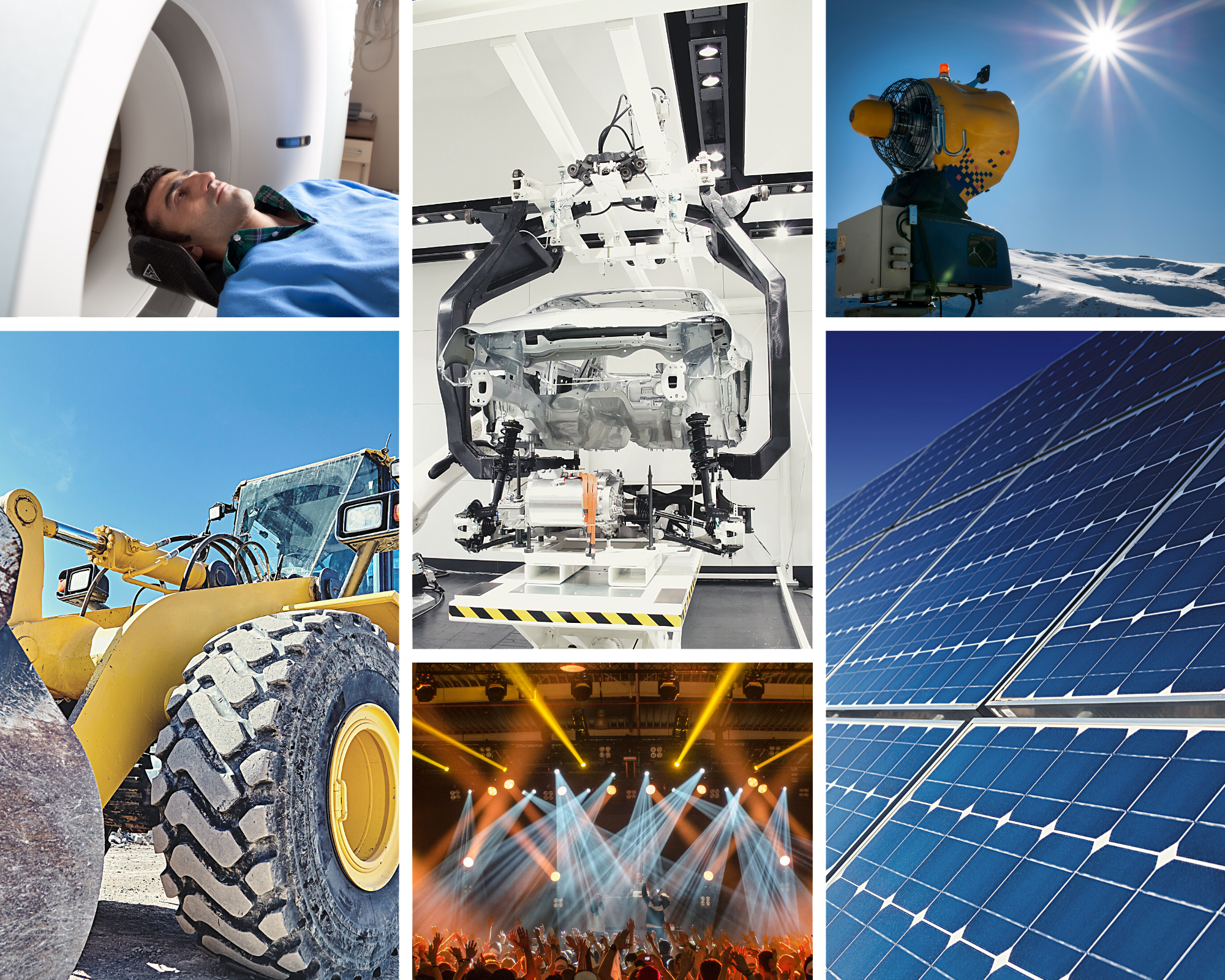 Photos of a variety of applications