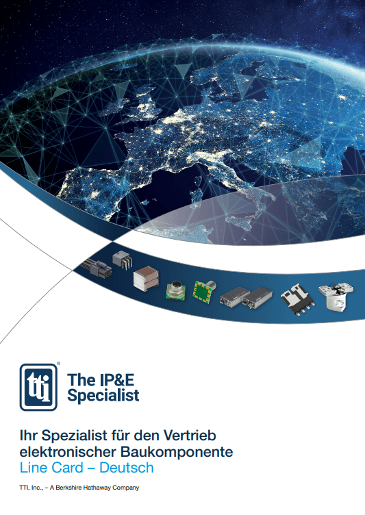 PDF cover: TTI line card (German)