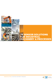 TE Sensor Solutions - Industrial Machines & Processes