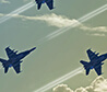 military jets in the sky