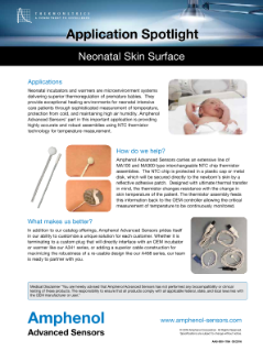 Amphenol Sensors Skin Surface Application Spotlight