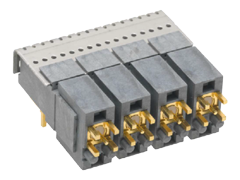RF DIN 1.0/2.3 Connector and Backplane System