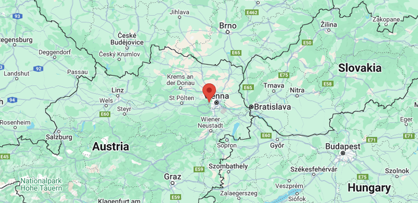 Map of Austria