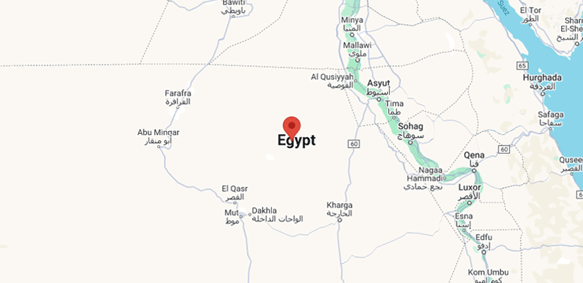 Map of Egypt
