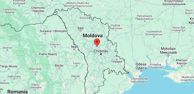 Map of Moldova