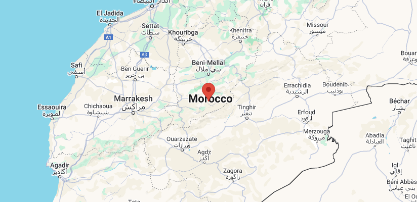 Map of Morocco