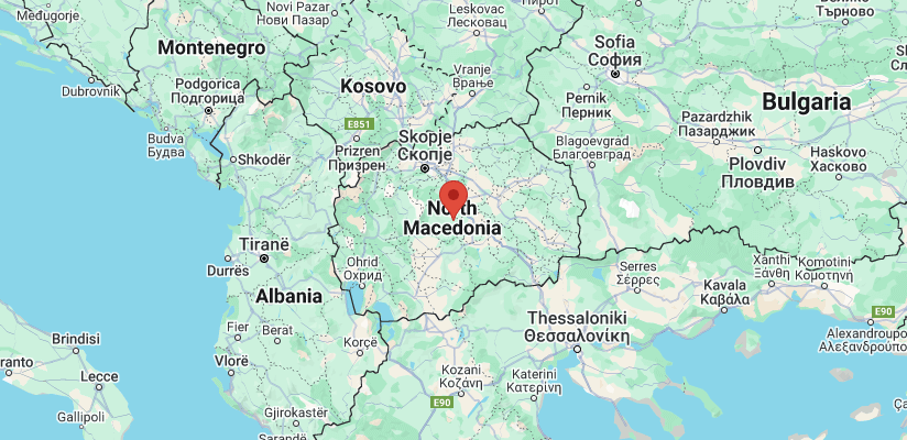 Map of Macedonia