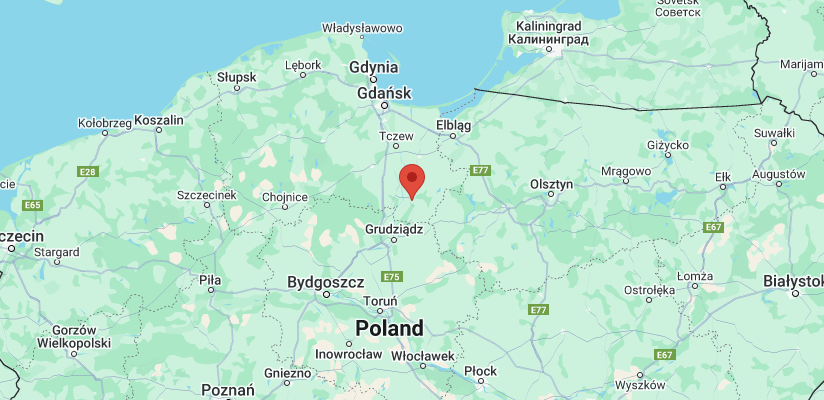 Map of Poland