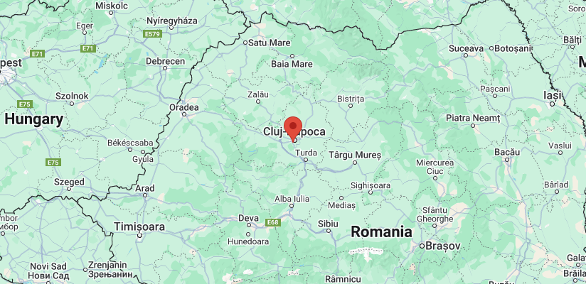 Map of Romania