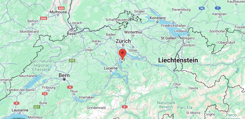 Map of Switzerland