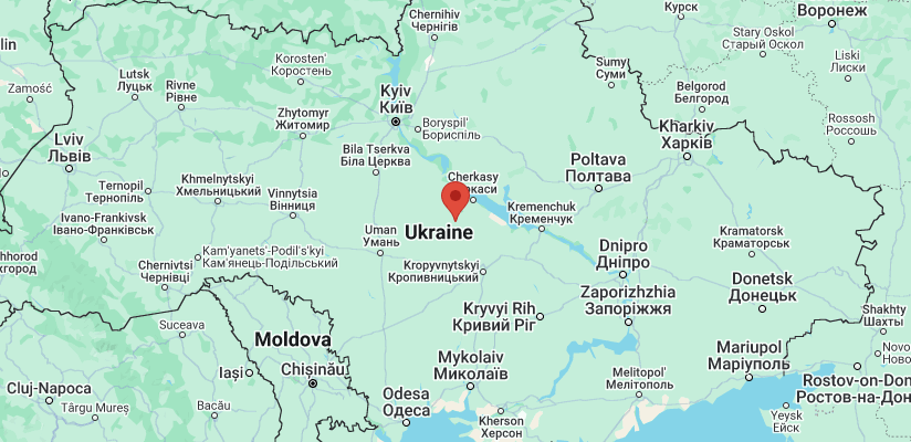 Map of Ukraine