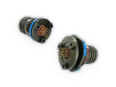 Amphenol SOCAPEX Reduced Flange 38999 Jam Nut Receptacles