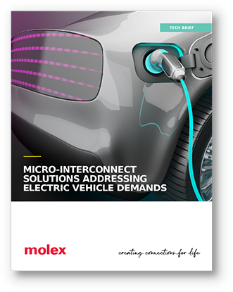 Molex Tech Brief: Micro-Interconnect Solutions Addressing Electric Vehicle Demands PDF Cover