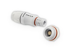 Souriau JMX Series Medical Plastic Push Pull Connectors