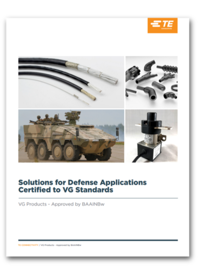 TE Connectivity Solutions for defense applications guide