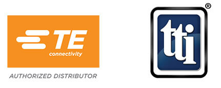 TE Connectivity and TTI logos