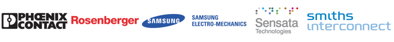 electronica-logo-row-phoenix-conatct-rosenberger-samsung-sensata-smiths-interconnect